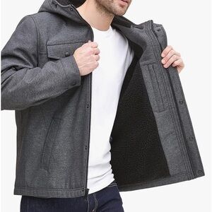 Dockers Men's Arctic Cloth Sherpa Storm Jacket /Small